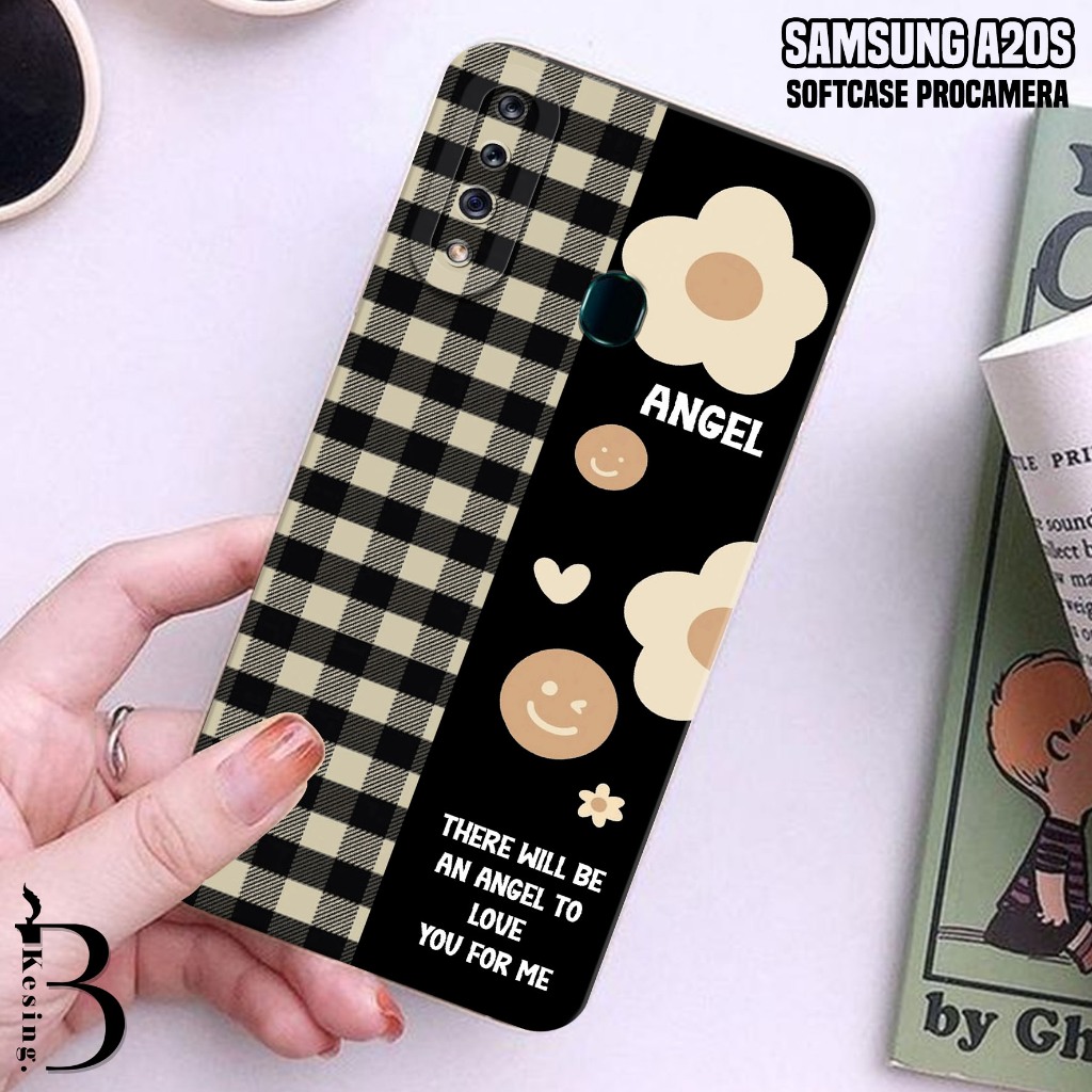 Case Samsung A20s - Casing Hp Samsung A20s Motif BUNGA Terbaru  - Kesing - Softcase Procamera - Peli