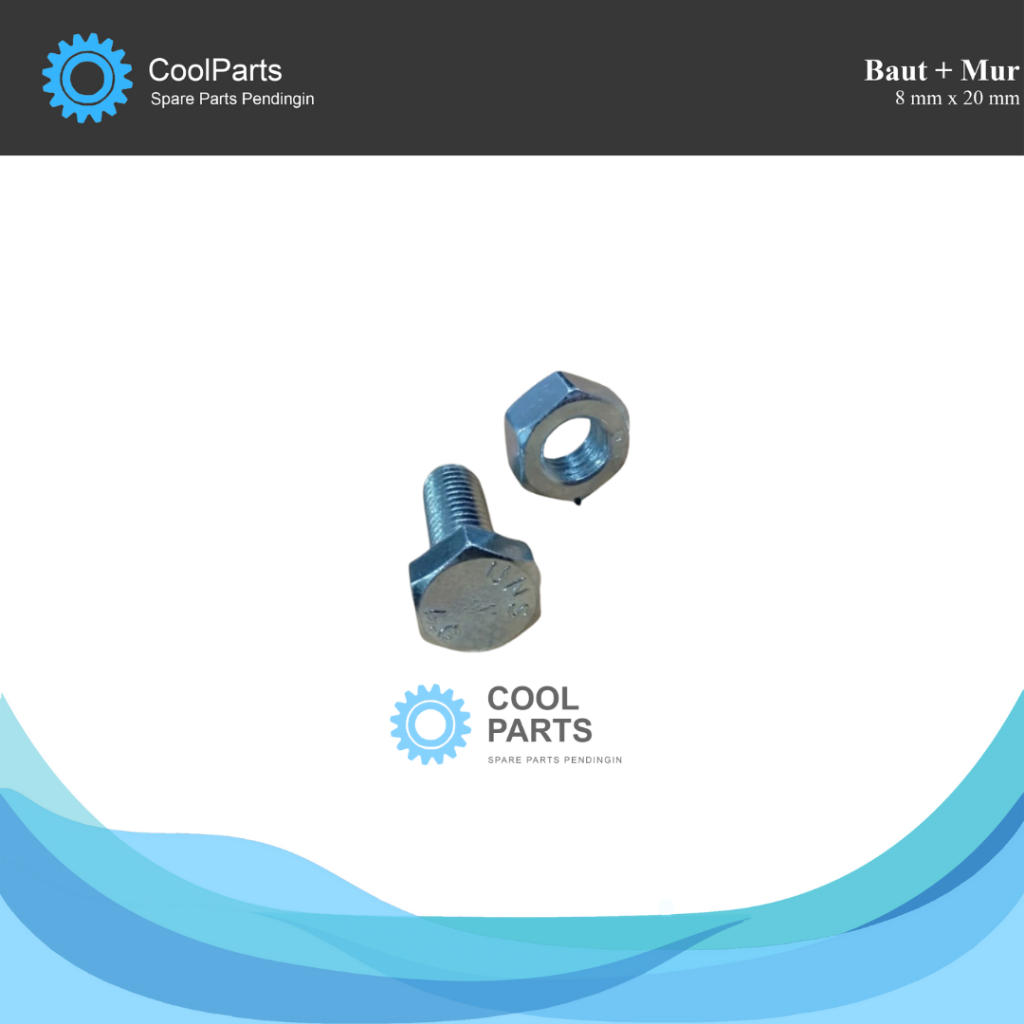 Baut Mur M8 x 20