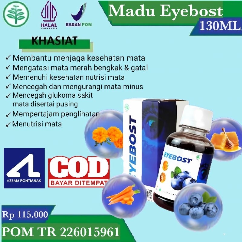 Madu eyeboost vitamin mata original mengobati mata minus rabun ampuh