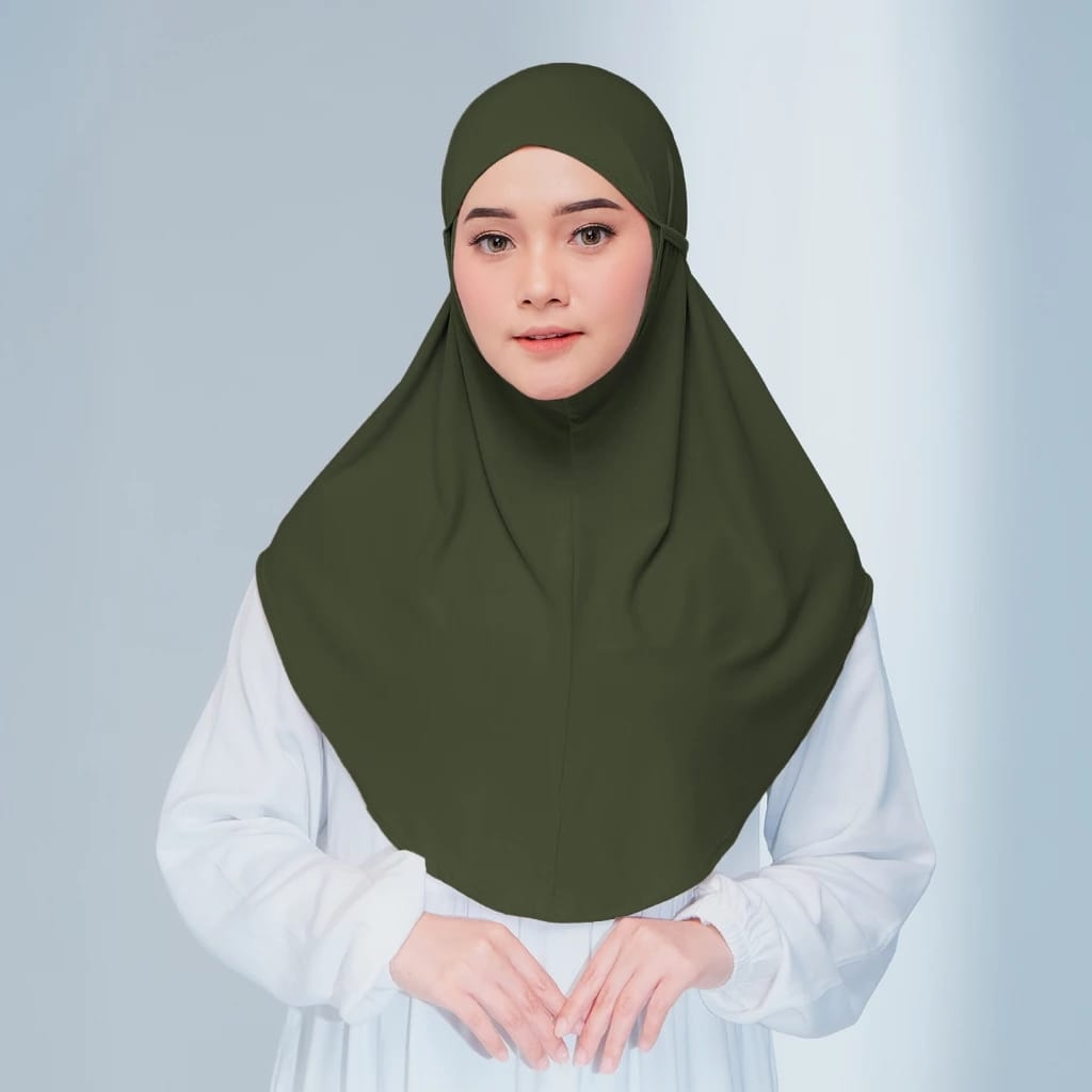 JILBAB MODEL TALI BAHAN HYGT ADEM HIJAB INSTAN BERGO MUSLIM DEWASA HARGA TERJANGKAU