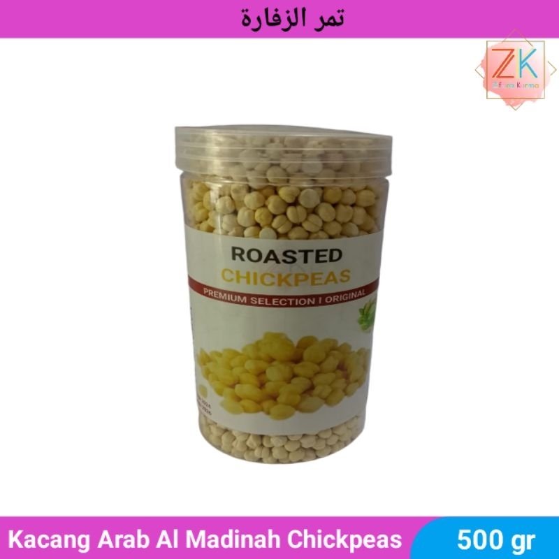 

Kacang Arab Al Madina 500 gr Original Premium Roasted Chickpeas Toples Tabung