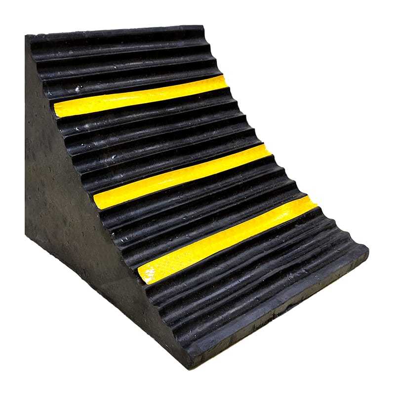 Wheel Chock Rubber Ganjalan Ban Mobil Karet 25cm x 25cm x 19cm
