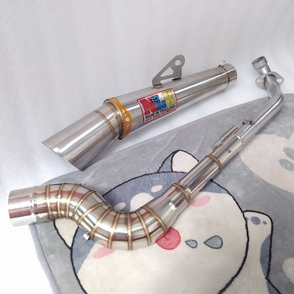 Canister NLK exhaust 1set for Wave 100 110 115 xrm 110 100 115 125 fury 125 RS 125 raider j rusi 125