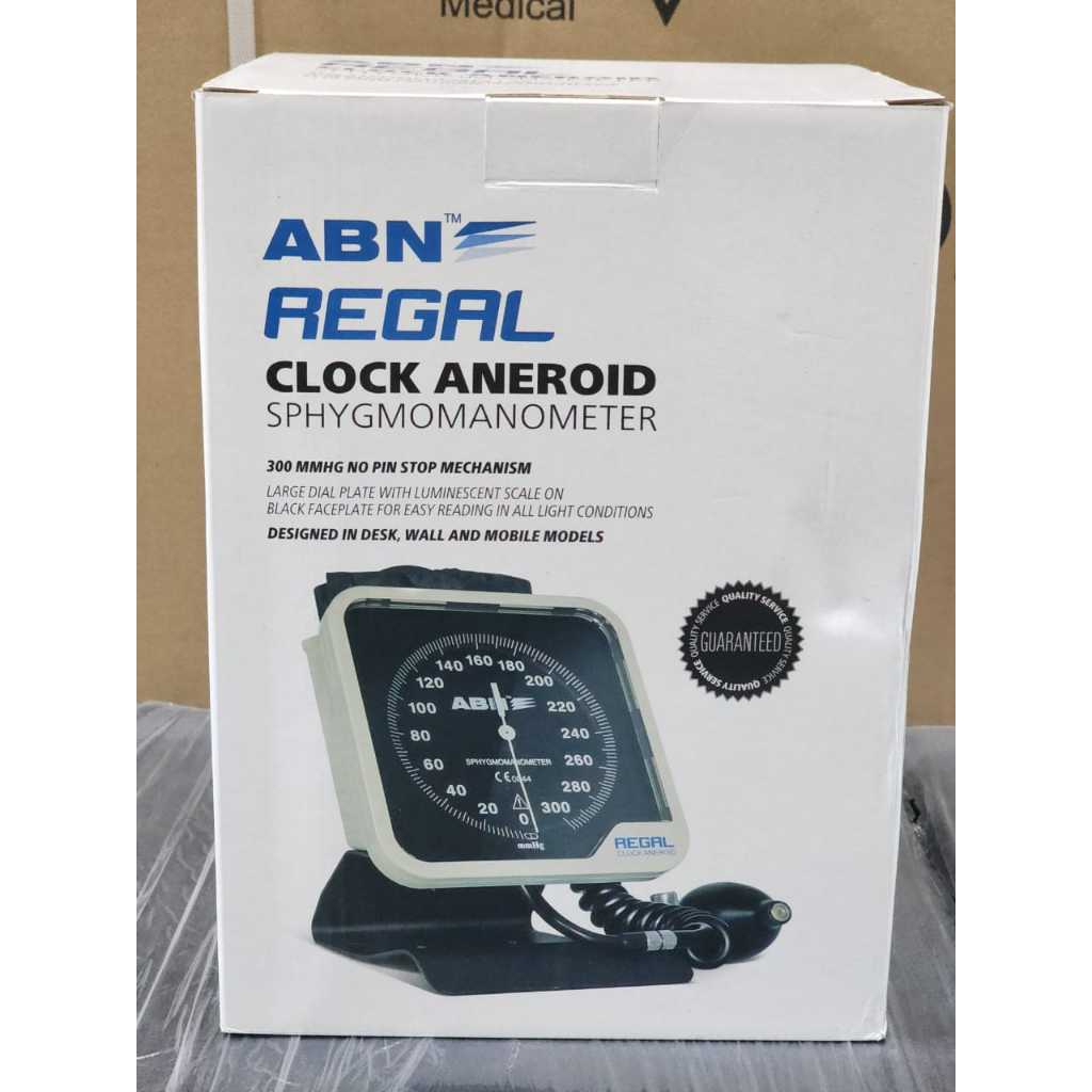Tensimeter ABN Regal Clock Aneroid Model Deskop atau Model Wall