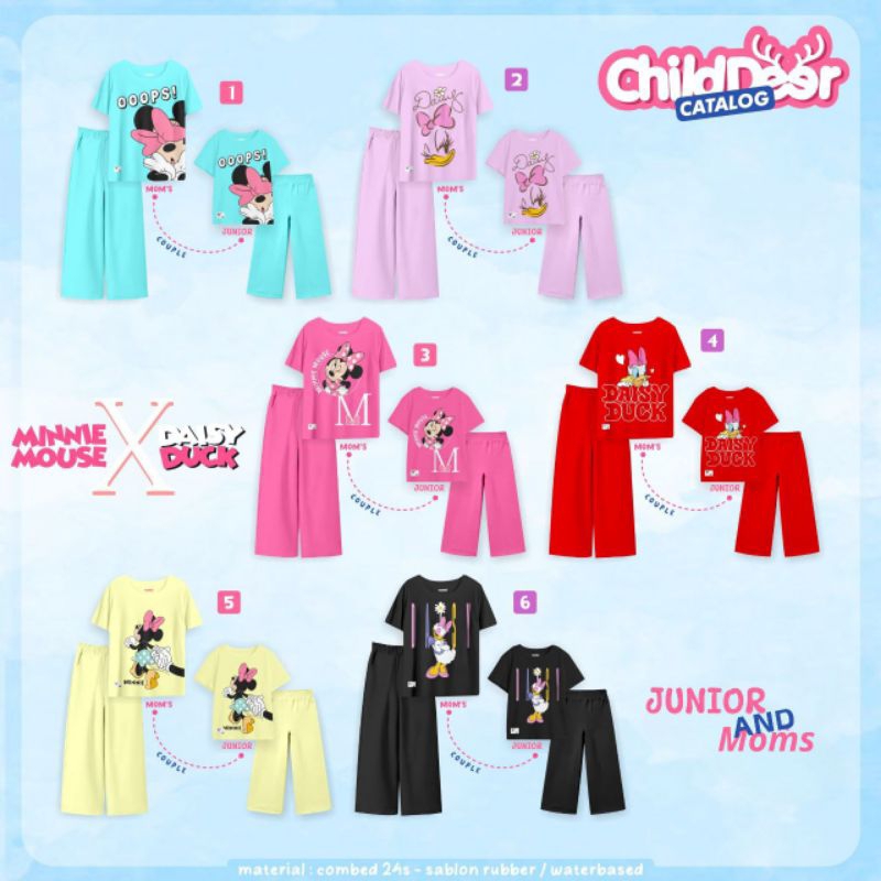 [ PAJAMAS JUN CHILDEER ] By CHILDEER baju tidur anak tanggung setelan santai dirumah ibu anak baju d