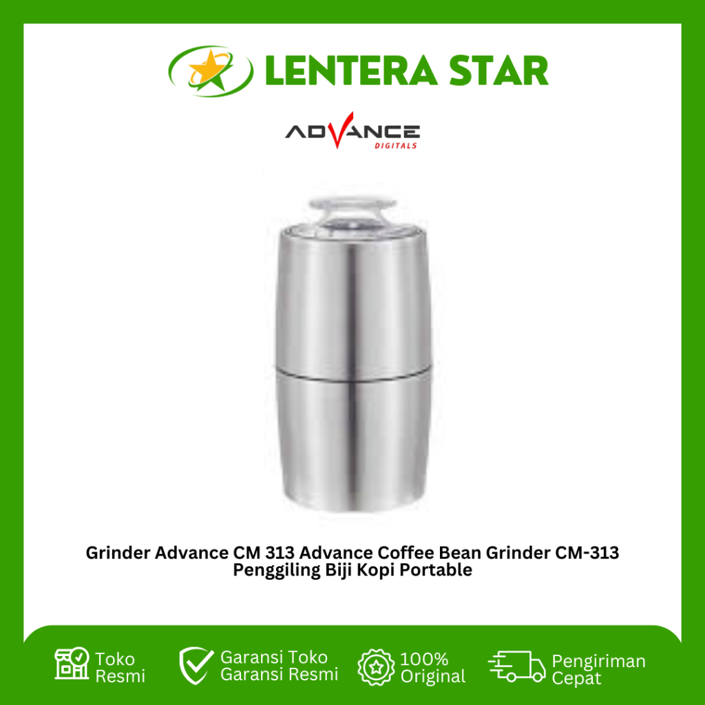 Grinder Advance CM 313 Advance Coffee Bean Grinder CM-313 Penggiling Biji Kopi Portable