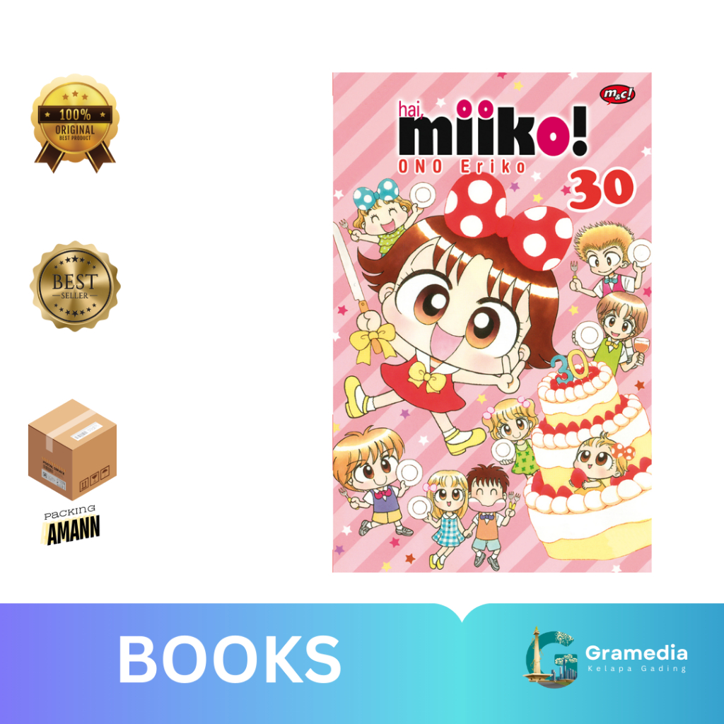 Gramedia MKG - Komik Hai, Miiko 30 - Bookpaper (Ono Eriko)