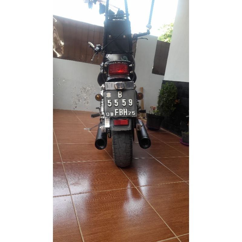 knalpot custom kanan kiri benelli patagonian eagle 250 efi