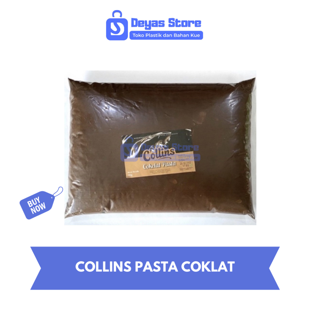 

Collins Filling Pasta / Isian Cokelat Filling - Repack 500gr