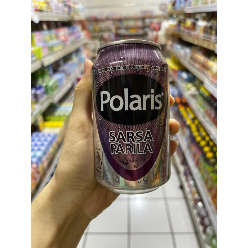 

polaris sarsaparila kaleng - polaris sarsaparila 330ml