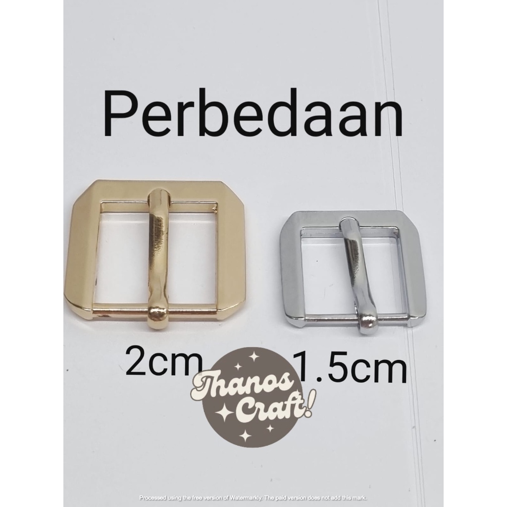 RING GESPER TUSUK TAS COR / ACC TAS RING JARUM GEPENG PREMIUM 1,5 DAN 2 CM
