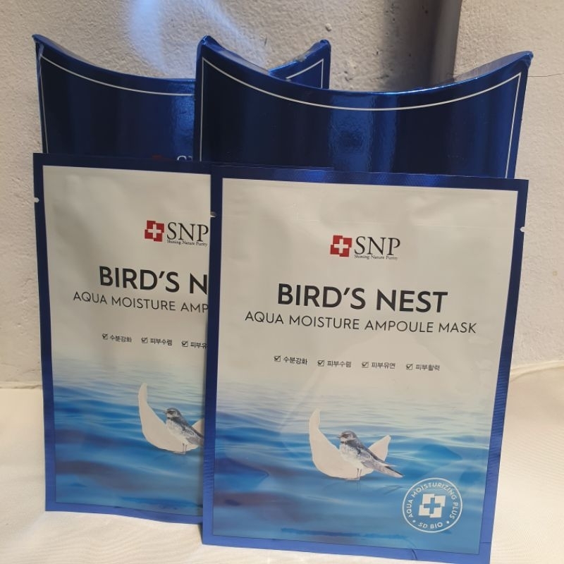 Masker SNP Bird's Nest | SNP Bird's Nest Sheet Mask