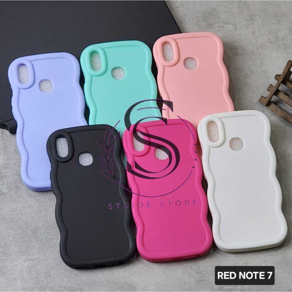 macaron wave case redmi note 7 note 8 note 8 pro note 9 note 9 pro note 10 4g note 10s poco m5s note