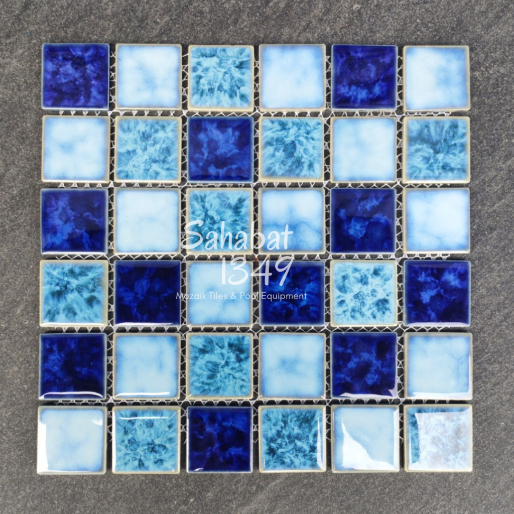 Mosaic Kolam Renang / Mozaik Keramik Kolam Renang /  Mosaic Mass SQ MIX RT3 Supreme