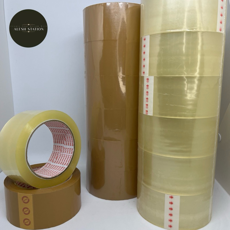 

Plakban/Lakban bening/coklat daimaru 48mm x 90 yard (2 Inch) 100% Original