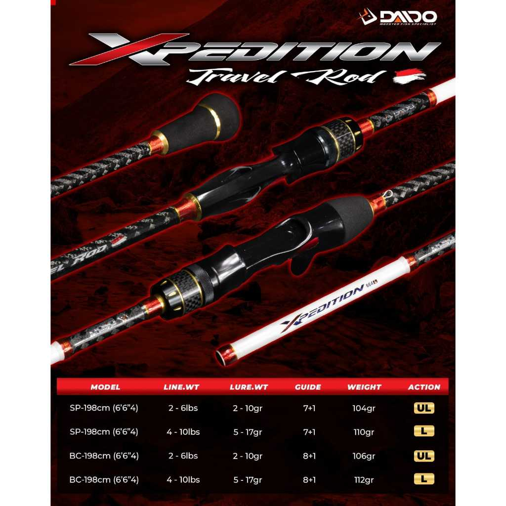 Travel Rod DAIDO Xpedition BC 664 L