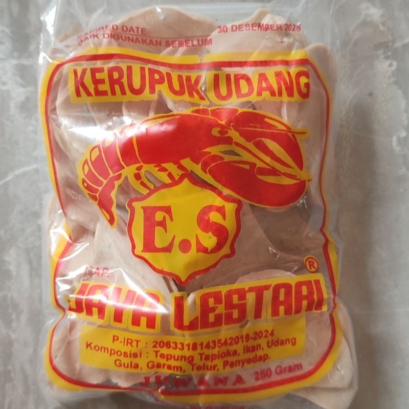 

KERUPUK UDANG MENTAH ES JAYA LESTARI KHAS JUWANA PATI