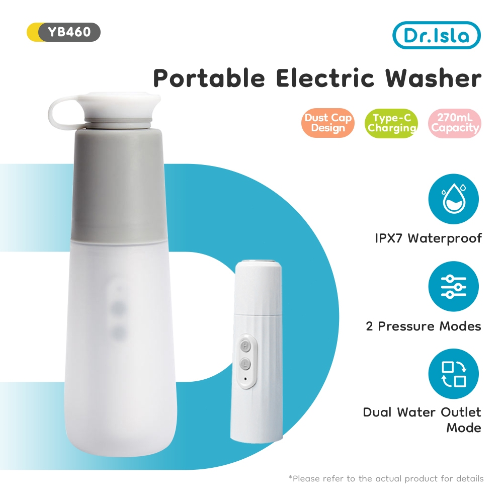 Dr.isla YB460 Bidet Portable Travel Electric Sprayer Travel Shower Personal Cleaner Jet Washer Hygie