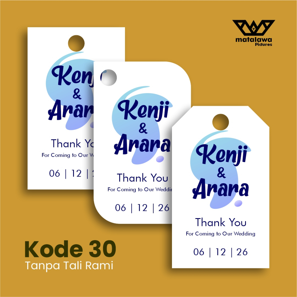 

Hang / souvenir tag custom edisi vintage ( murah / samson / craft / kraft / wedding / label / pernikahan / plant / tanaman / buket / florist / sovenir / ucapan terimakasih ) CODE 30