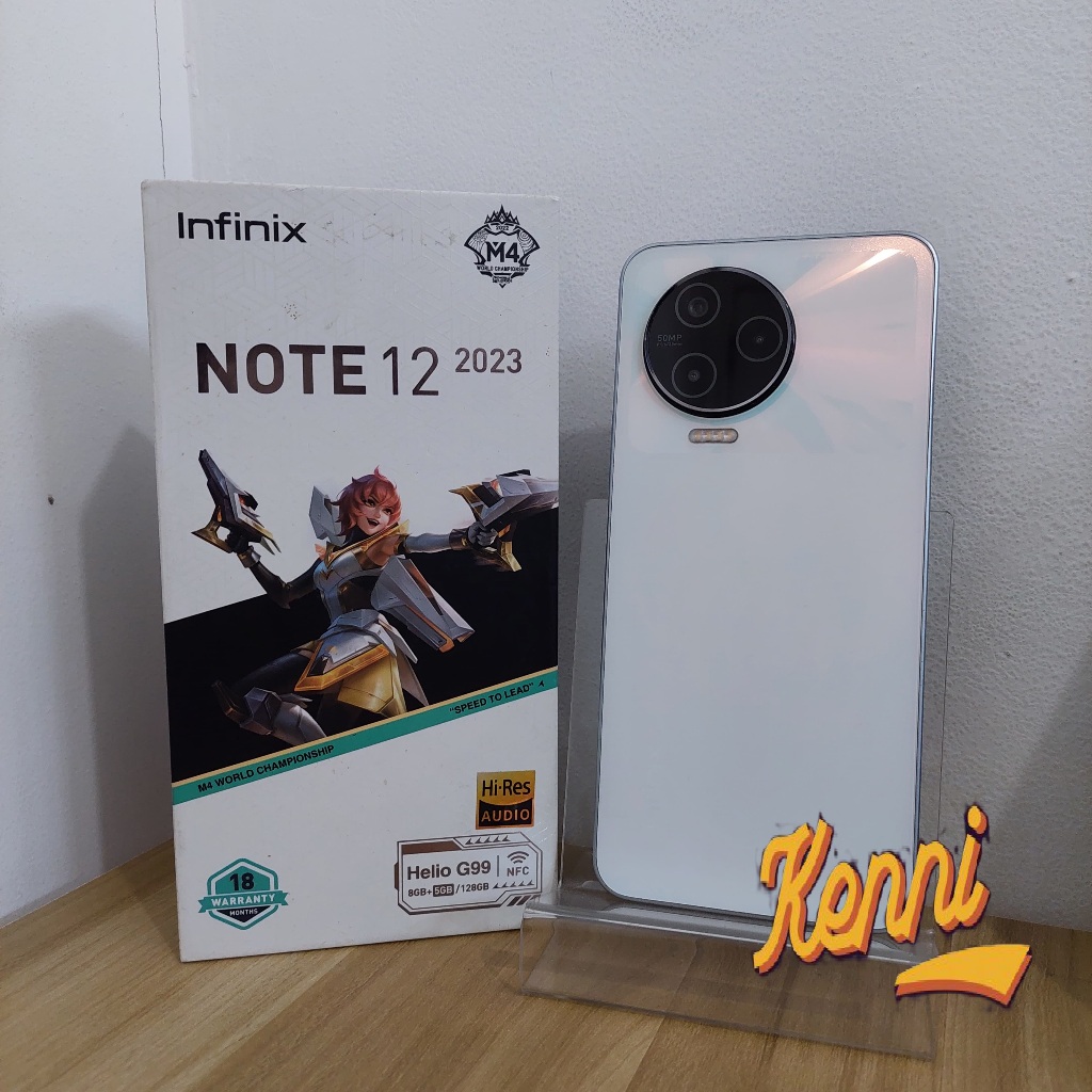 Infinix Note 12 2023 8/128 8/256 Second Fullset Original Resmi