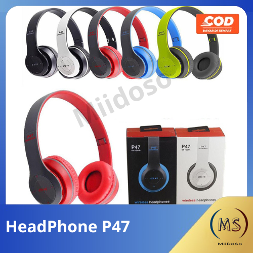HEADPHONE Bluetooth Gaming Headset Wireless Pro Bass P47 headset Bluetooth p47 headset bluetooth