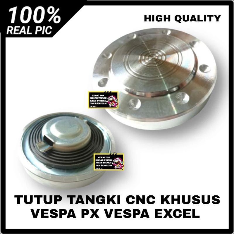 TUTUP TANGKI CNC VESPA EXCEL PX