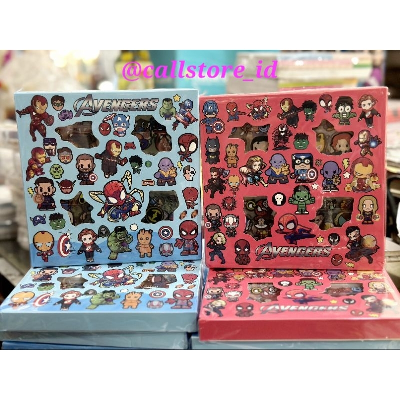 

STICKER AVENGERS ISI 100 LEMBAR MIX/ STICKER KARAKTER AVENGERS ANAK / STICKER MARVEL ANAK