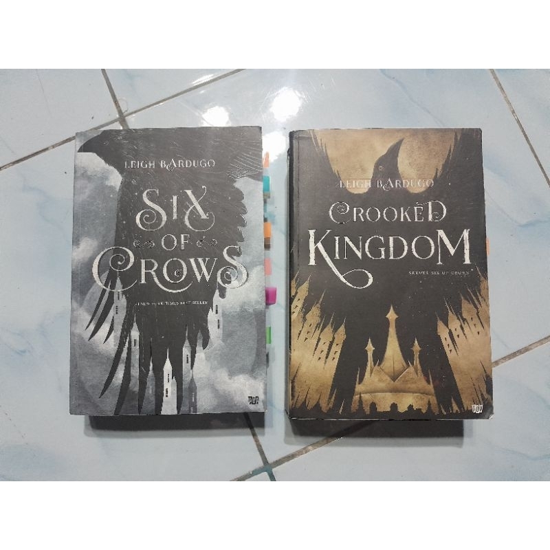 NOVEL SIX OF CROWS & CROOKED KINGDOM LEIGH BARDUGO PRELOVED