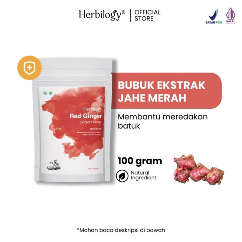 

Herbilogy Red Ginger (Jahe Merah) Extract Powder 100g