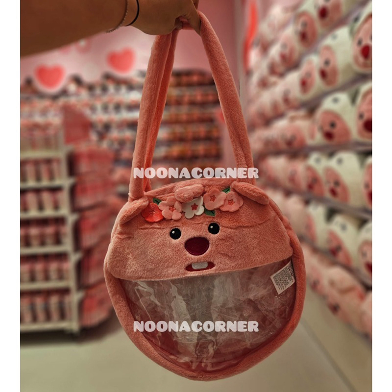Miniso x Loopy ‼️ Tas Bahu / Shoulder Bag Transparan Zanmang Loopy Collections