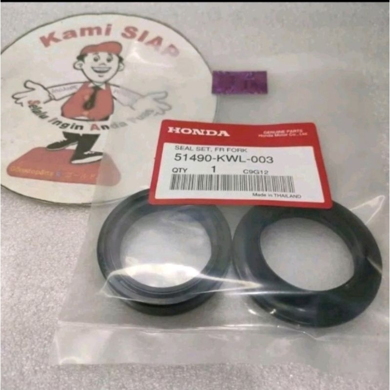 51490-KWL-003 Seal Sil Shock Depan Honda CBR 250R KWL ORI Thailand
