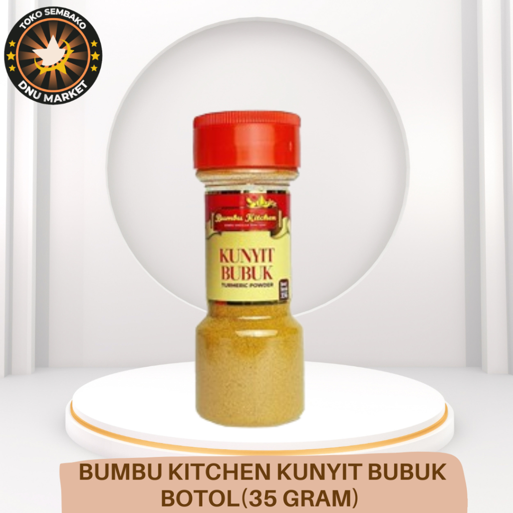 

BUMBU KUNYIT | KUNYIT BUBUK| BUMBU KITCHEN KUNYIT BUBUK BOTOL (35 GRAM)