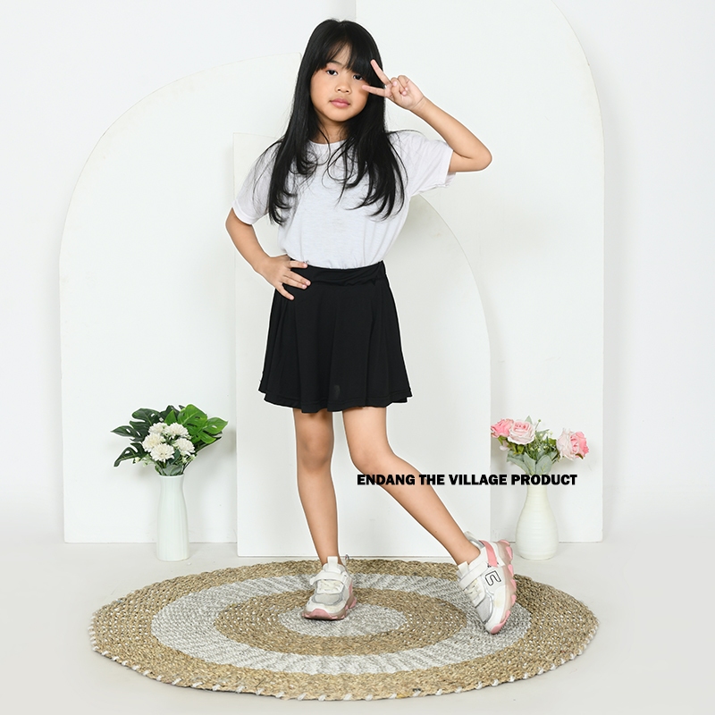 Rok Anak Perempuan Pendek Rok Mini Anak Tennis Korean Style Rok Anak Terbaru