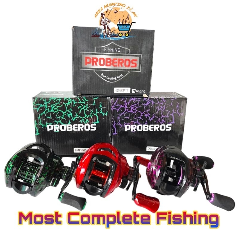 Reel BC Proberos Baitcasting Handle Kanan