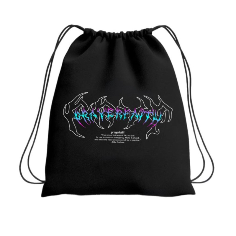 Tas serut Ransel sekolah pria wanita Waterproof - Tas tali serut Metal Gradasi