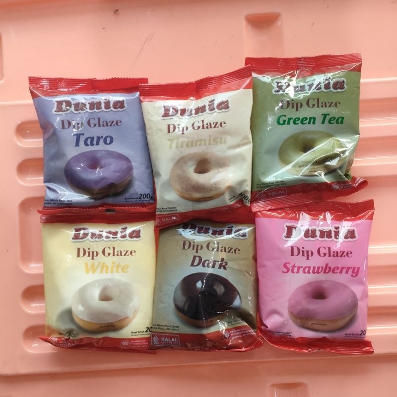 

Selai Donat JCO Dip Glaze 200 gram Toping Donat Isian Kue Selai