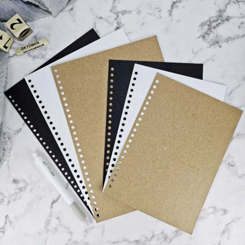 

[ ISI 5 LEMBAR ] / DIVINDER PEMBATAS BINDER / INDEX PASTEL FOR BINDER NOTE / LOOSE LEAF A5 DAN B5