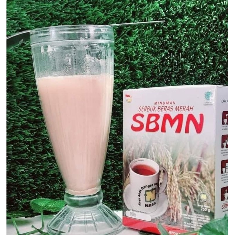 

sbmn serbuk beras merah natural nasa kemasan 250 gr & 500 gr