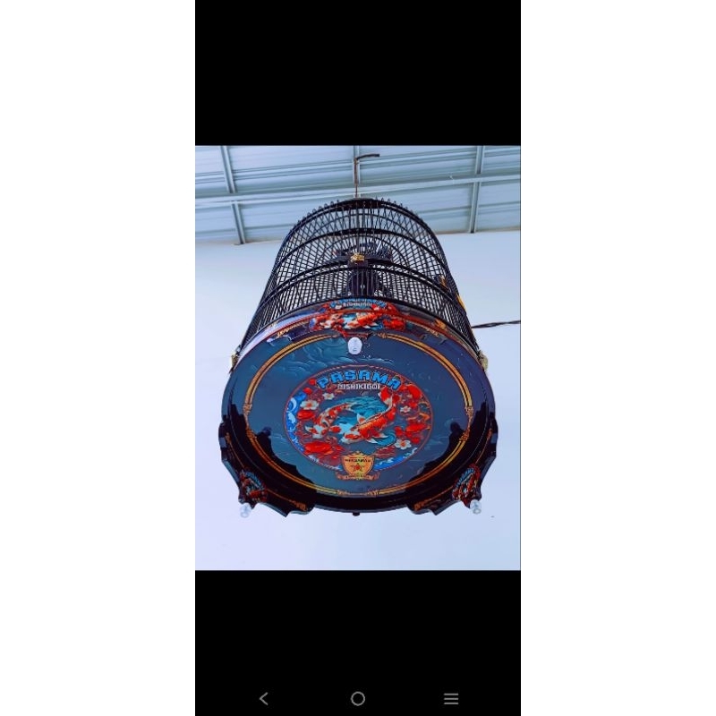 sangkar murai pasama decal premium diameter 58