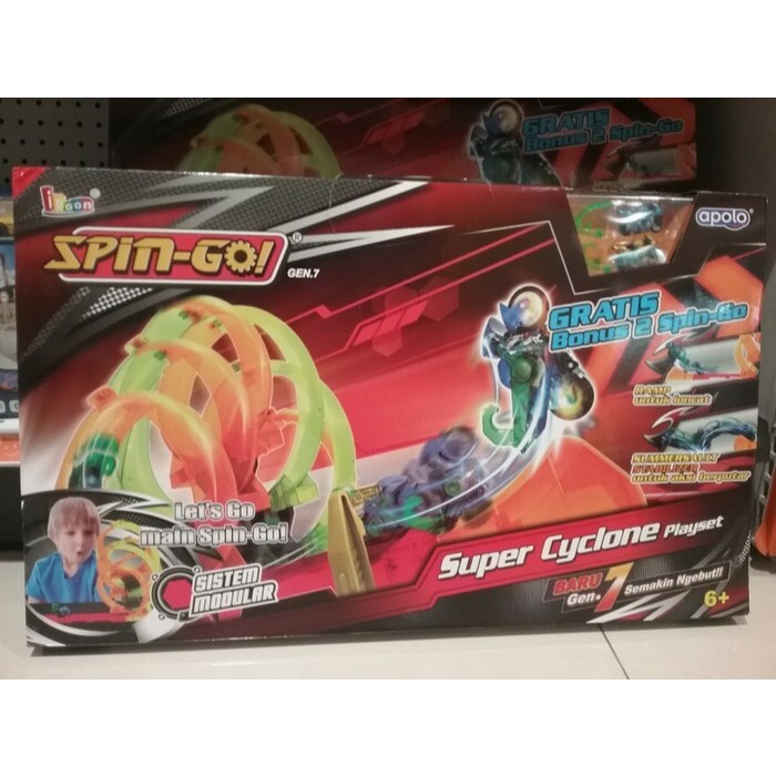 SPIN GO SUPER CYCLONE PLAYSET BONUS 2 SPIN GO ORIGINAL APOLO