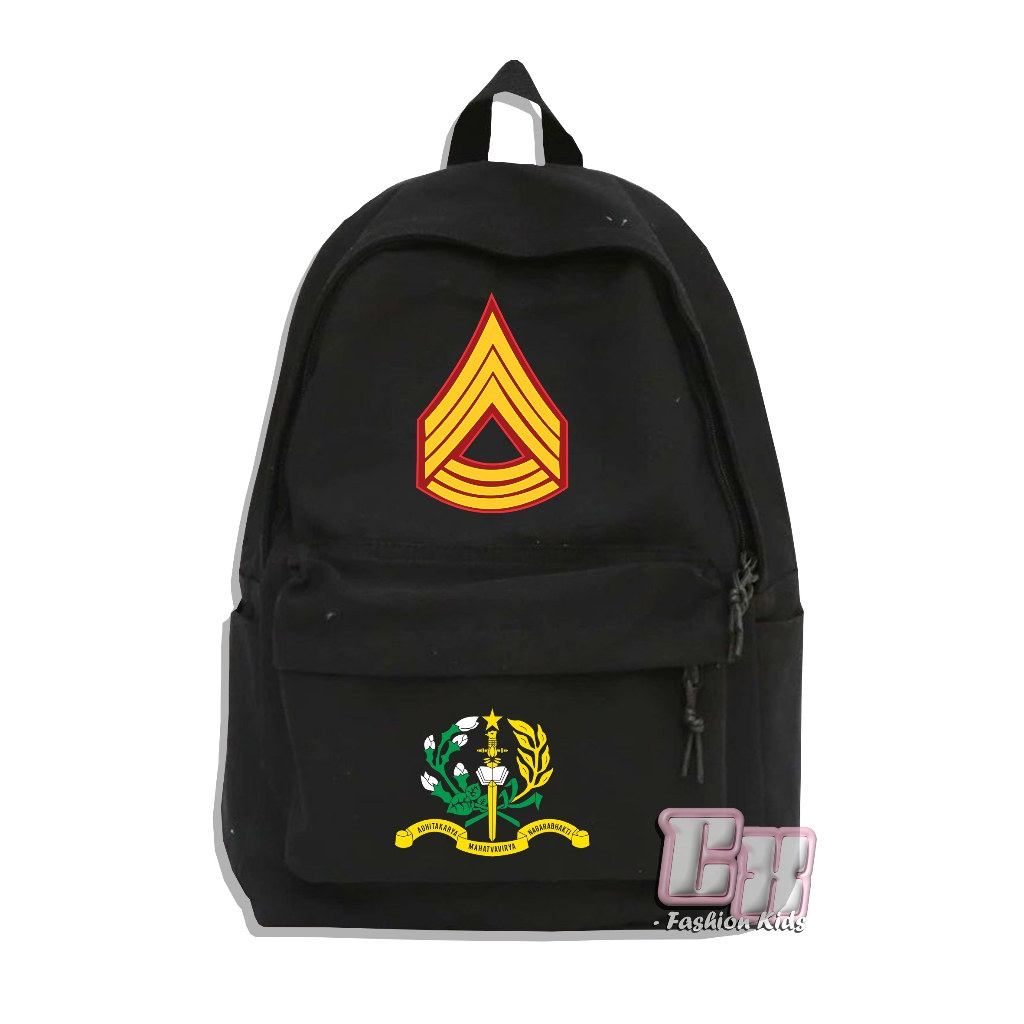 Tas Ransel Laptop Kekinian Motif Taruna Akpol Taruna Akmil Termurah - Tas Backpack Remaja Custom
