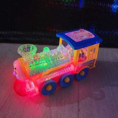 MAINAN ANAK LOKOMOTIF KERETA API THOMAS BATERAI BISA JALAN GERAK BUNYI MUSIK NYALA LAMPU / HUNTINGMA