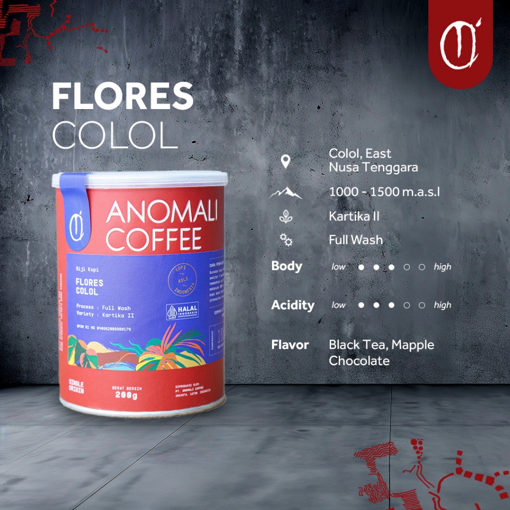 

Anomali Coffee Biji Kopi Flores Colol 200 gram