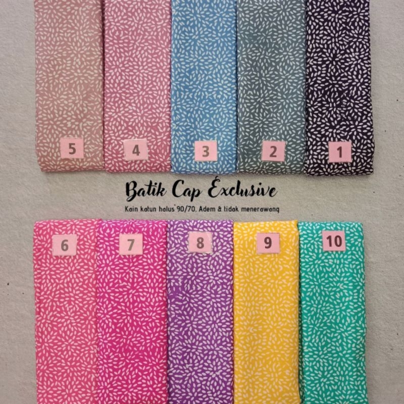 Kain Batik Cap dan Embos Pekalongan Putrabrawijaya Kain Batik Grosir Murah Halus Adem Wanita Kece