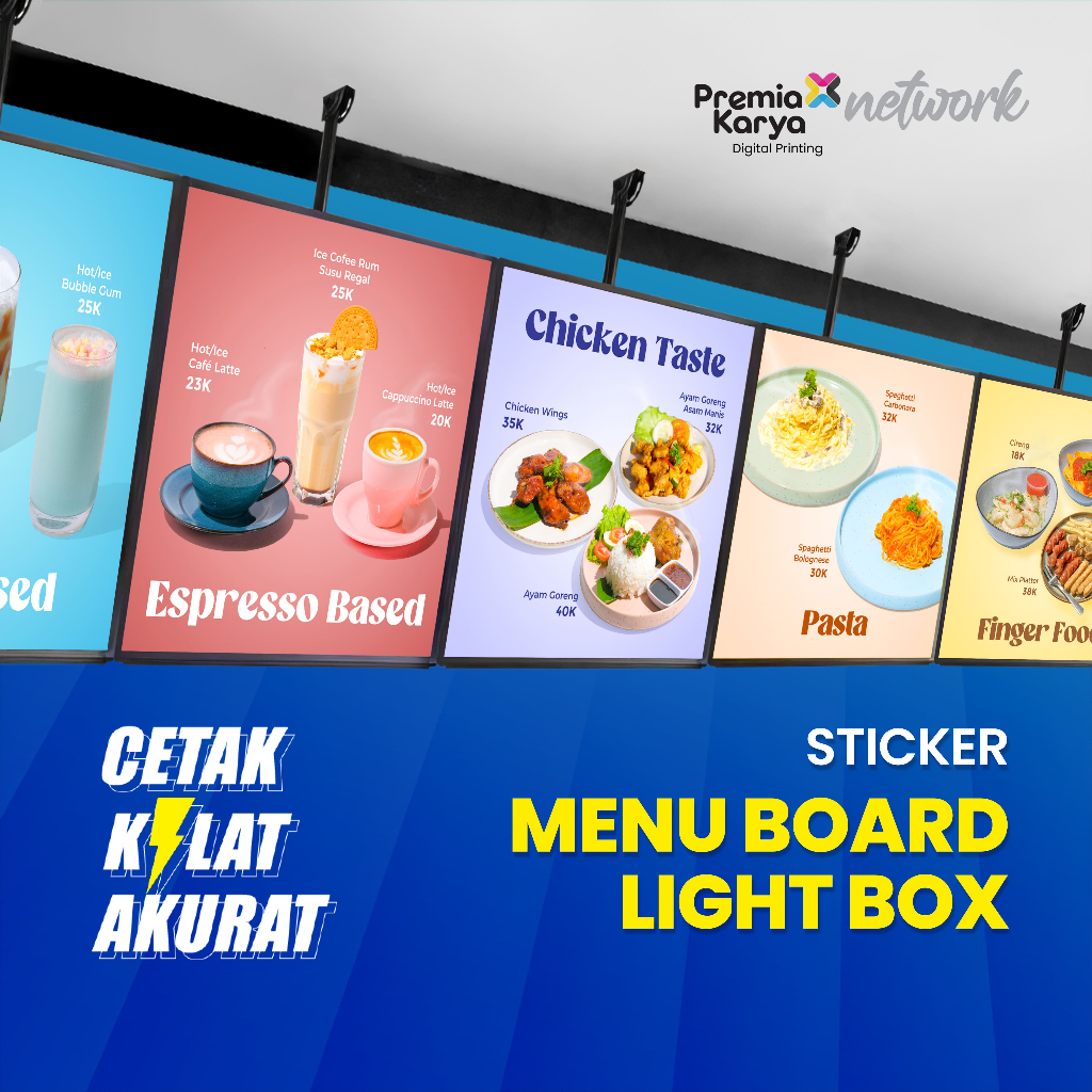 

Cetak Sticker l Sticker Papan Menu l Sticker Vinyl Termurah Cetak Kilat dan Akurat