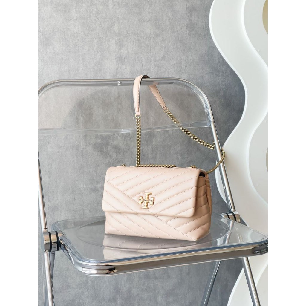 Tas Wanita TB Tor Bur Kira Chevron Small Convertible Shoulder Bag Original