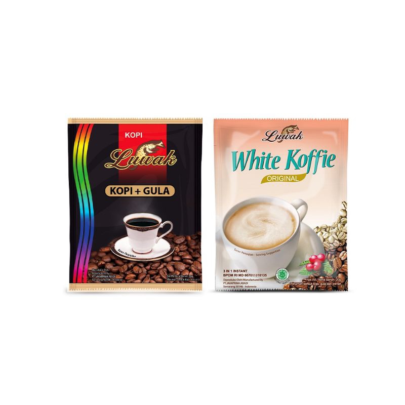 

Twin Pack Luwak White Koffie 10pcs + Luwak Gula 15pcs