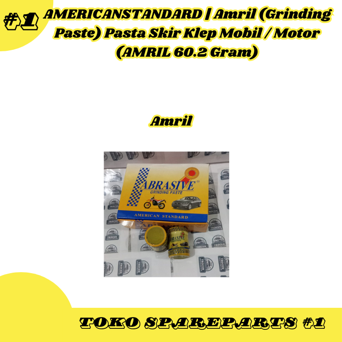 AMERICANSTANDARD | Amril (Grinding Paste) Pasta Skir Klep Mobil / Motor  (AMRIL 60.2 Gram)