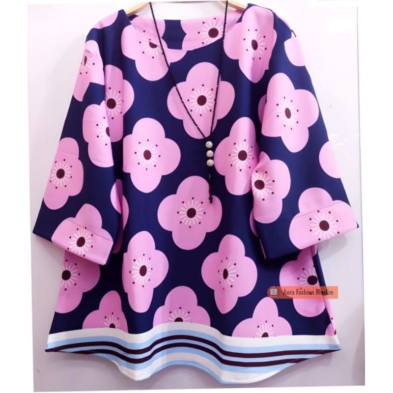 BAJU JUMBO XXXL - BLOUSE JUMBO KIKY SCUBA