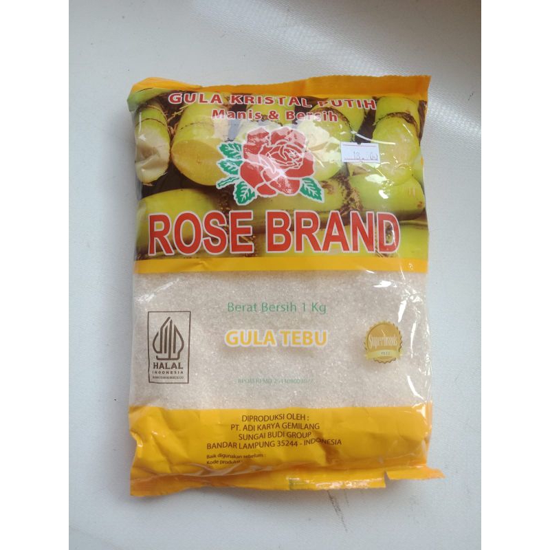 

gula pasir putih rose brand 1kg